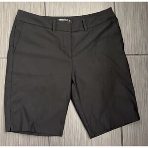 Nike Women’s Golf Shorts Size 8 Black 747135-010 Inseam 11” Bermuda Performance